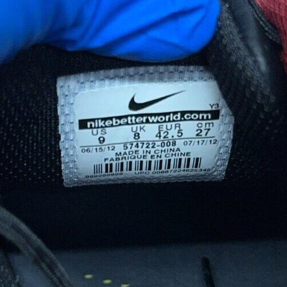 Nike Lunar Control Black Red USC Trojans PE Golf Shoes 574722-008 Mens Size 9 - Picture 8 of 9